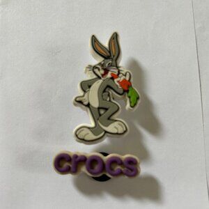 Crocs Bugs Bunny And Logo Shoe Charms